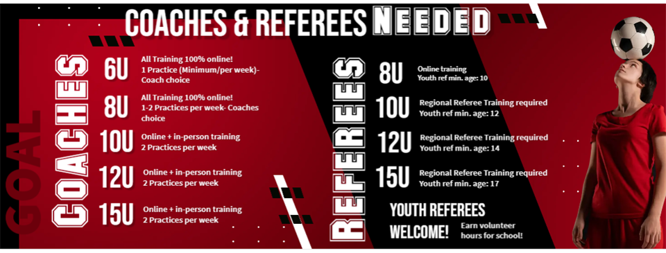 Coach & Ref Volunteers!